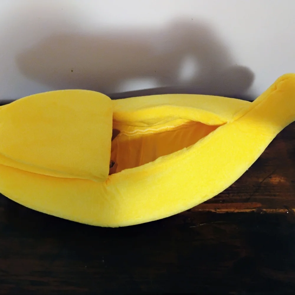 Amazon Yellow Banana Cat Bed